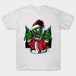 Santa Zombie Scary T-Shirt